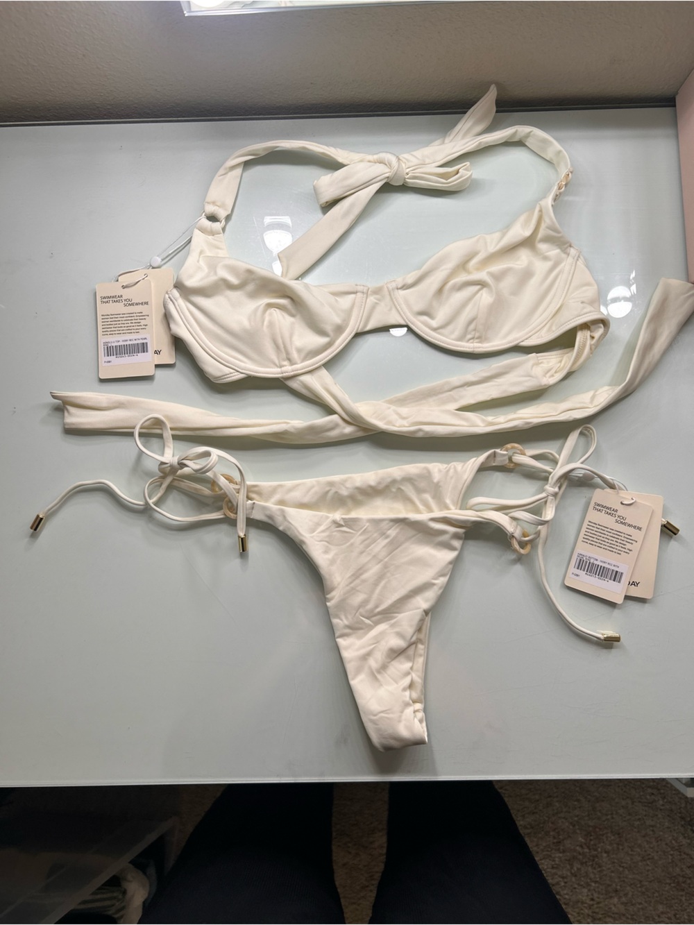 NWT Monday swimwear hanalei BOTTOMS ONLY